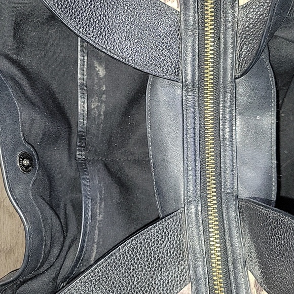 Coach Exotic Lexy Snake Black Pebble Leather Shoulder Bag F57505 - Picture 10 of 13